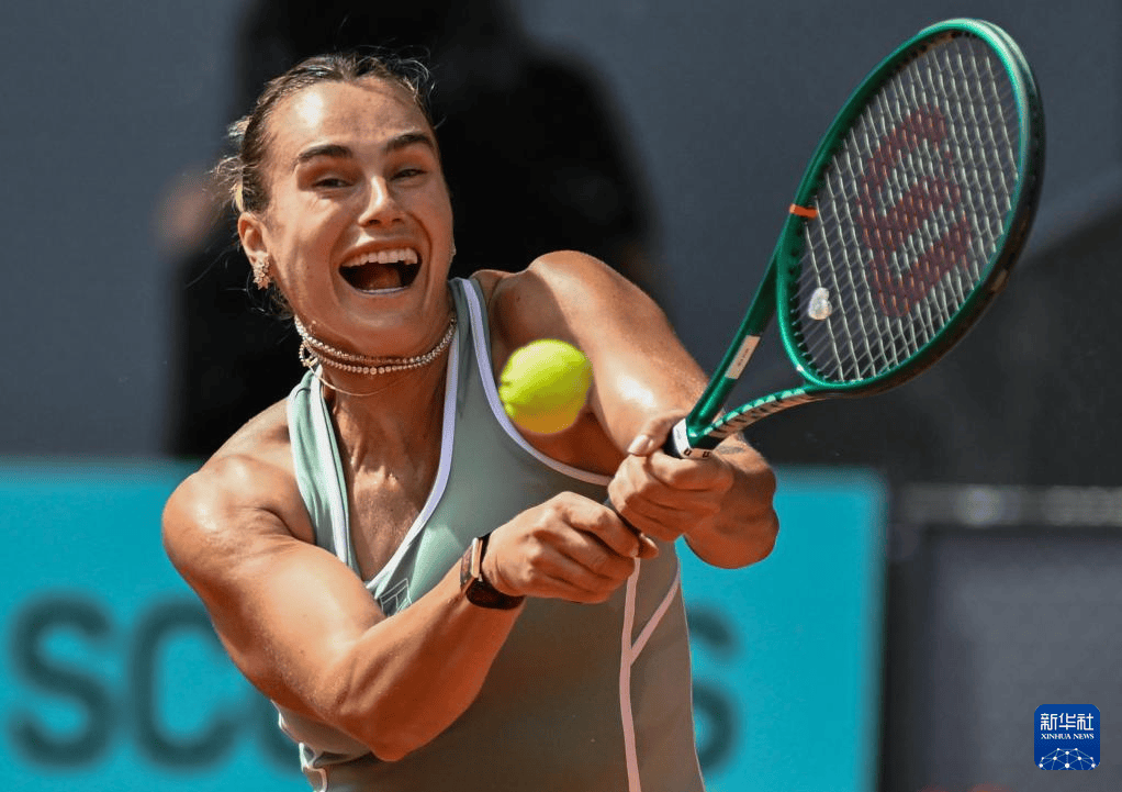 网球——马德里公开赛：萨巴伦卡晋级