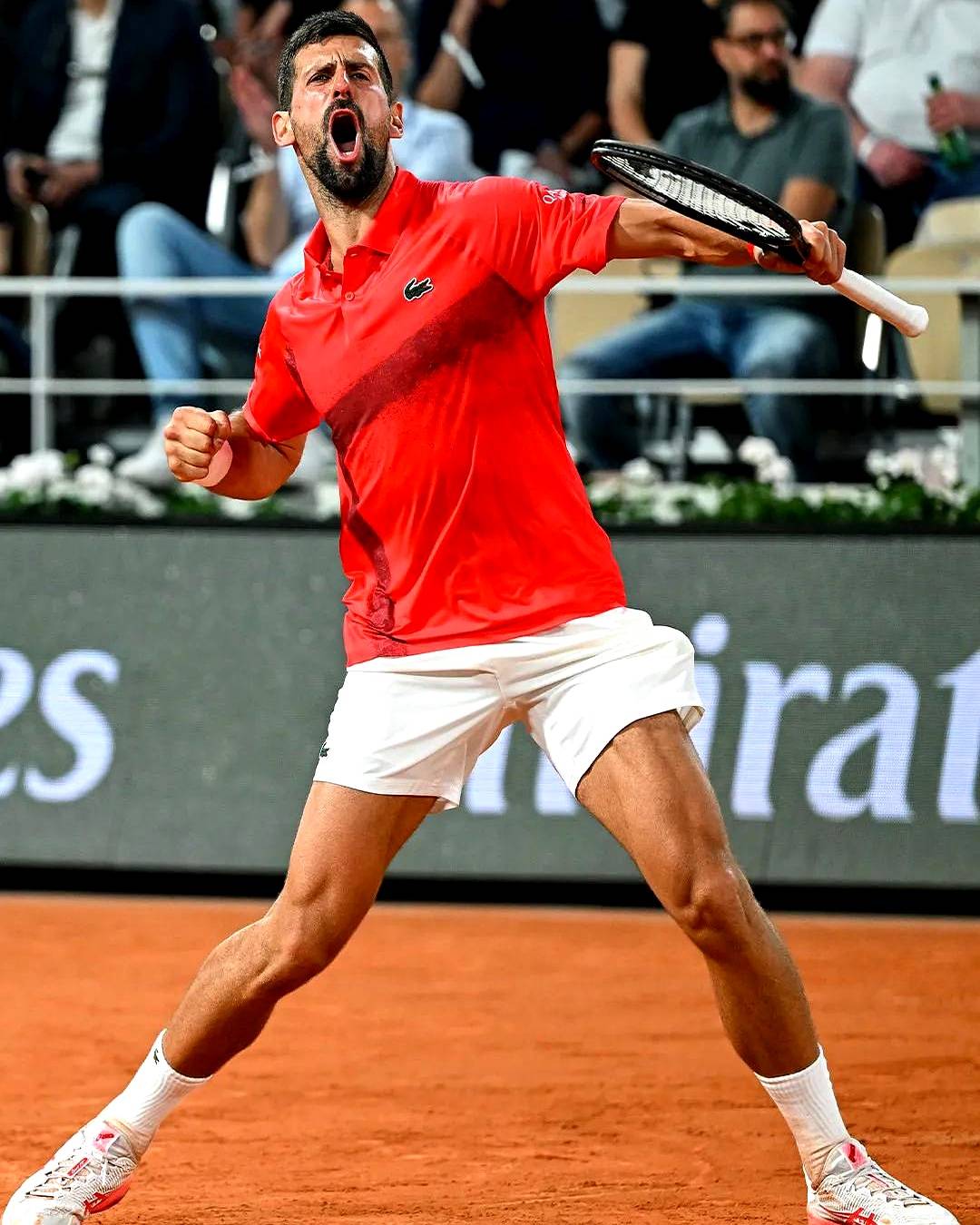 红土大师赛决赛四胜纳达尔，德约坐稳红土第二人